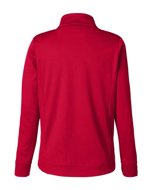 Women's Market Snag Protect Mesh Colorblock Quarter-Zip Pullover – Back