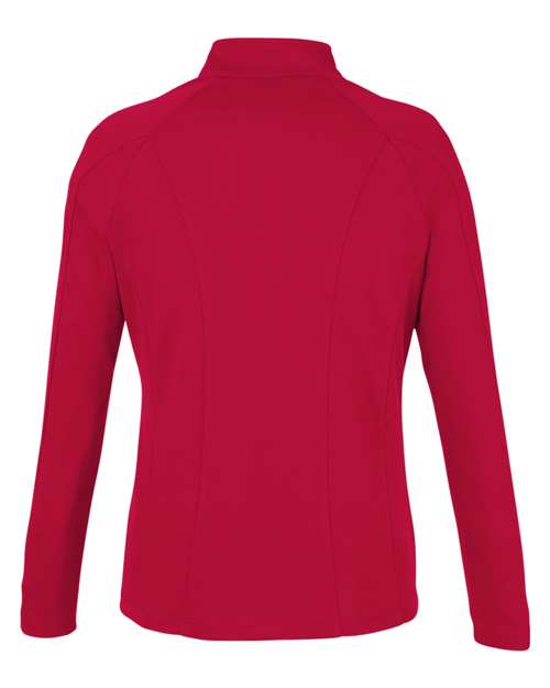 Women's Origin Performance Pique Quarter-Zip Pullover – Back