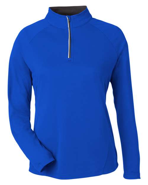 Women's Origin Performance Pique Quarter-Zip Pullover – Front