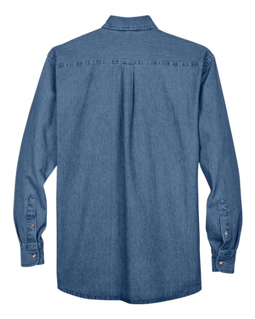 Men's Tall Denim Shirt – Back