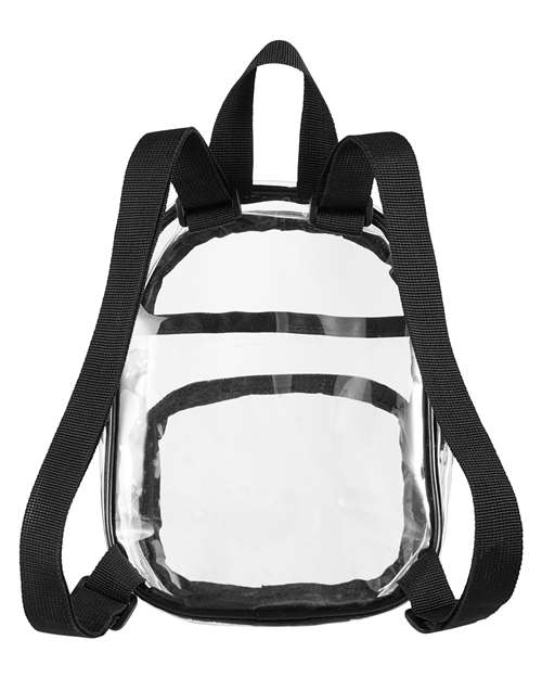 Clear PVC Mini Backpack – Back