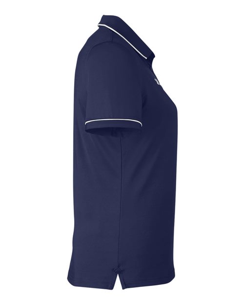 Women's Tipped Teams Performance Polo – Detail