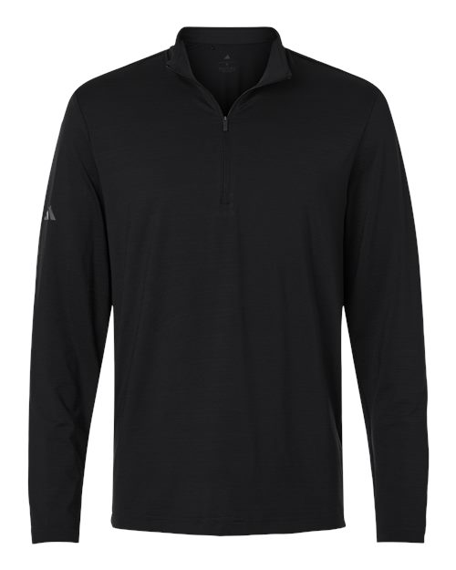 Men's Textured Stripe Quarter-Zip Pullover – Front