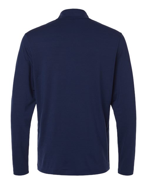 Men's Textured Stripe Quarter-Zip Pullover – Back