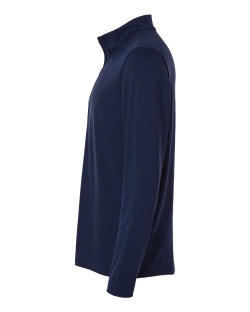 Men's Textured Stripe Quarter-Zip Pullover – Detail