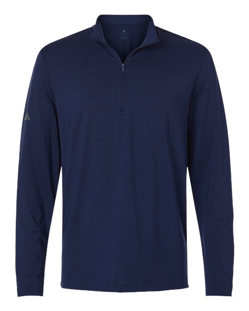 Men's Textured Stripe Quarter-Zip Pullover – Front