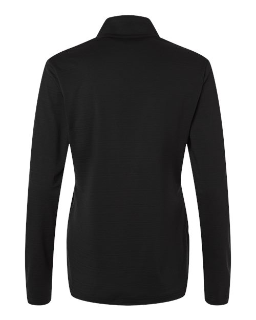 Women's Textured Stripe Quarter-Zip Pullover – Back