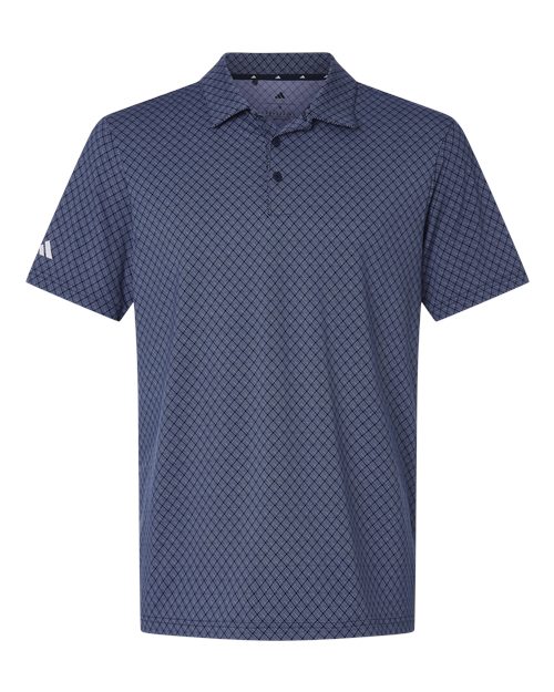 Men's 4-Way Stretch Printed Polo – Front