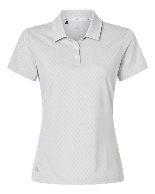 Women's 4-Way Stretch Printed Polo – Front