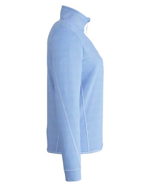 Women's Microstripe Sankaty Half-Zip Pullover – Detail