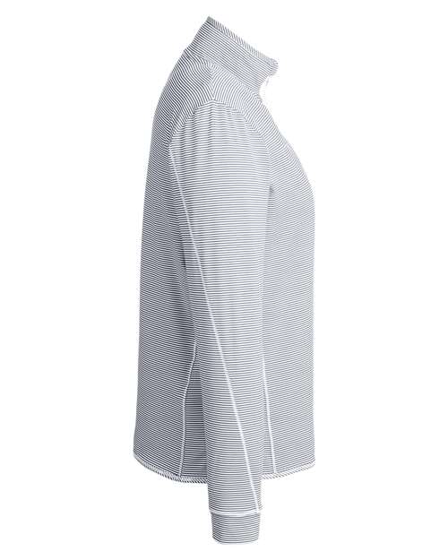 Women's Microstripe Sankaty Half-Zip Pullover – Detail