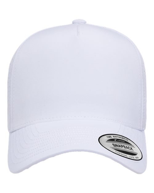 Five-Panel Snapback with Perforated Cap – Front