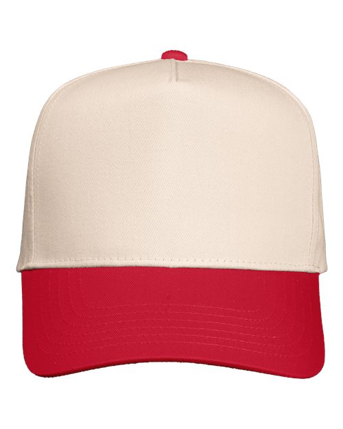 Five-Panel Twill Cap – Front