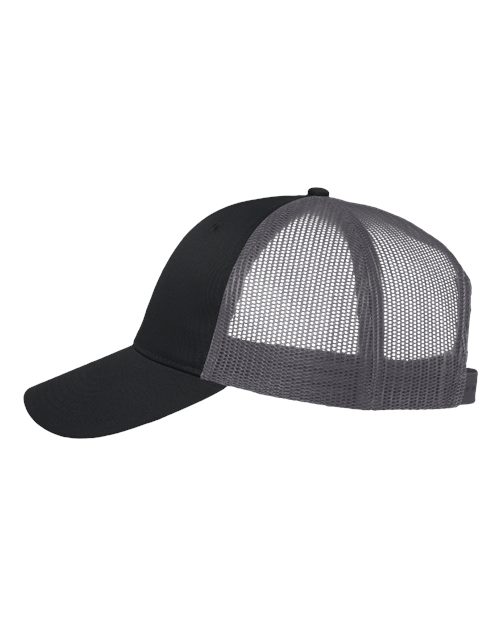 Mesh-Back Twill Trucker Cap – Detail