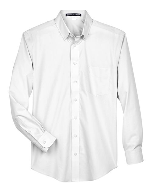 Men's Crown Collection® Broadcloth Woven Dress Shirt – Front