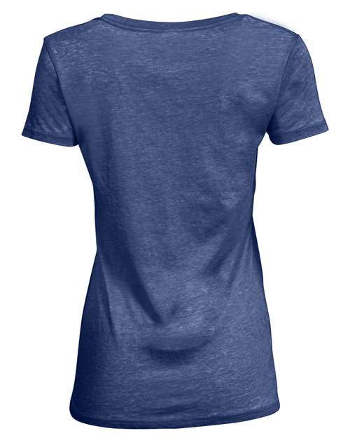 Women's Vintage Dye V-Neck T-Shirt – Back