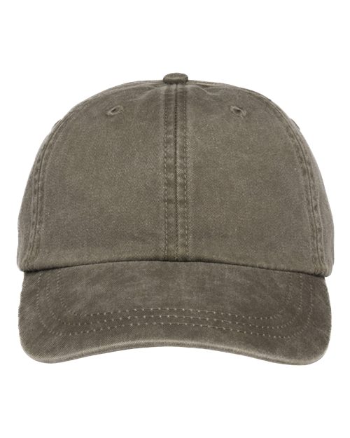 Optimum Pigment-Dyed Dad Hat – Front