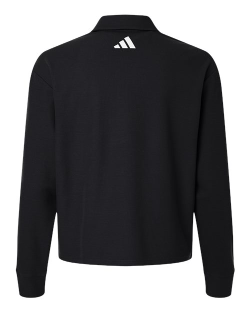 Women's Beyond Long Sleeve Loose Polo – Back