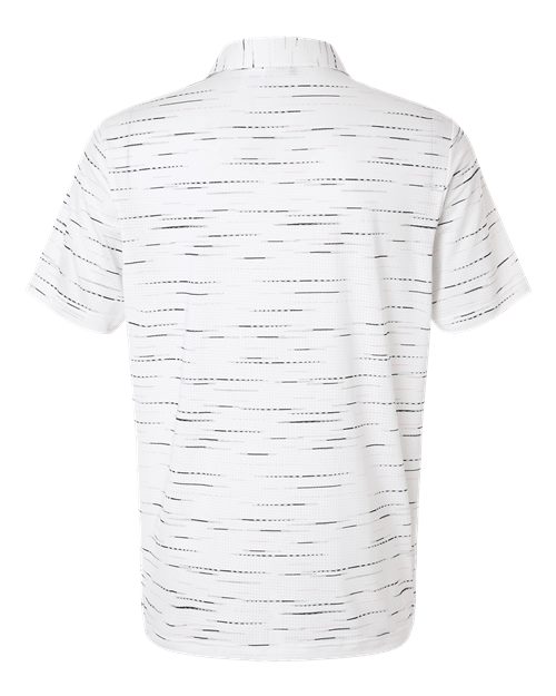 Men's Ultimate365 Mesh Glimmer Print Polo – Back