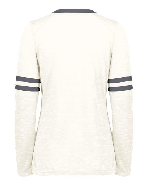 Women's Eco Revive™ Monterey Long Sleeve V-Neck T-Shirt – Back