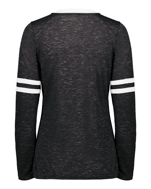 Women's Eco Revive™ Monterey Long Sleeve V-Neck T-Shirt – Back