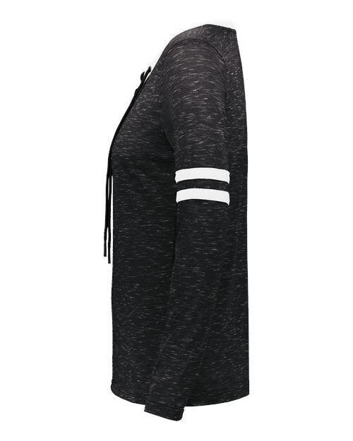 Women's Eco Revive™ Monterey Long Sleeve V-Neck T-Shirt – Detail