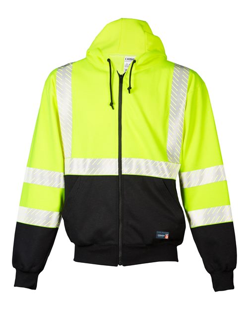 Unisex FR Full-Zip Hooded Sweatshirt – Front