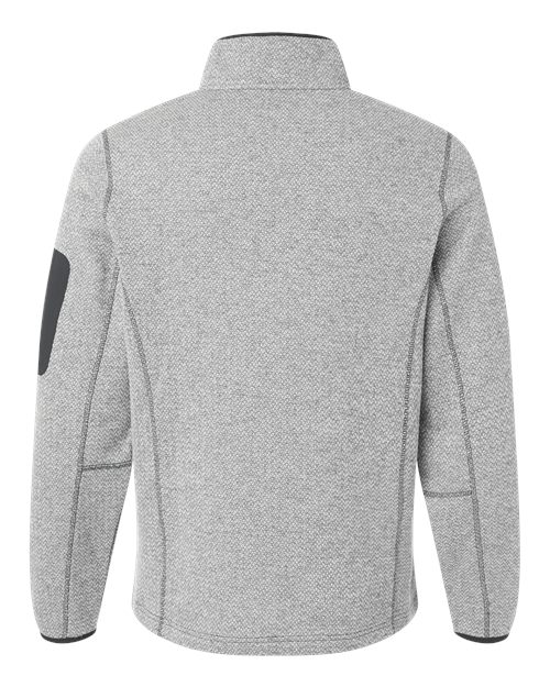 Men's Jasper Jacquard Full-Zip Fleece Jacket – Back