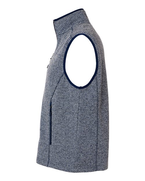 Men's Jasper Jacquard Fleece Vest – Detail