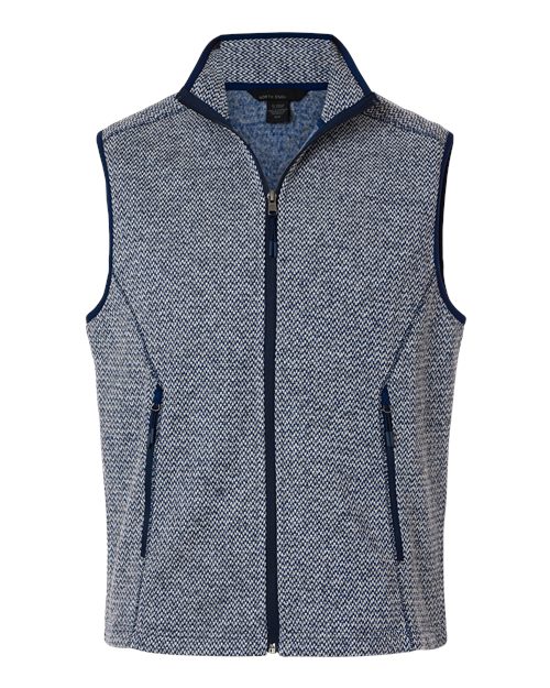 Men's Jasper Jacquard Fleece Vest – Front
