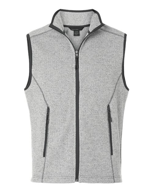 Men's Jasper Jacquard Fleece Vest – Front