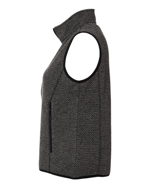 Women's Jasper Jacquard Fleece Vest – Detail