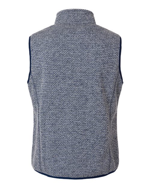 Women's Jasper Jacquard Fleece Vest – Back