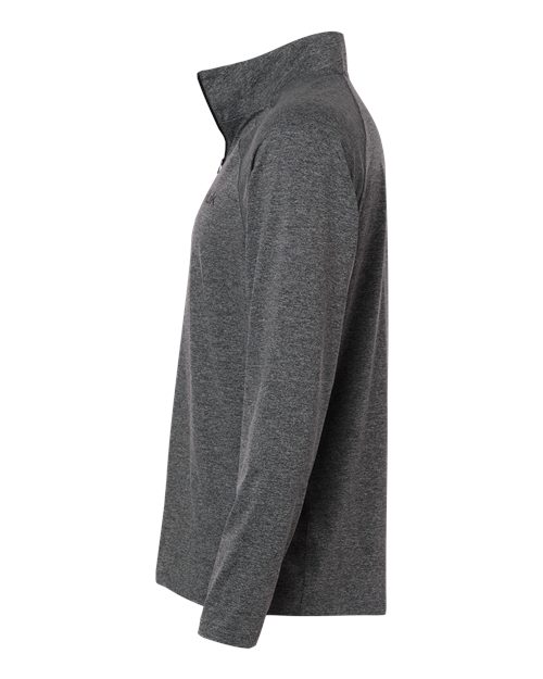 Men's Airweight Heather Quarter-Zip Pullover – Detail