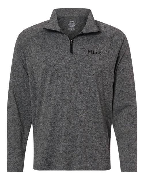 Men's Airweight Heather Quarter-Zip Pullover – Front