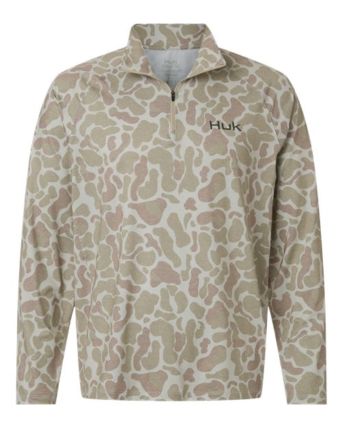 Men's Airweight KC Printed Quarter-Zip Pullover – Front
