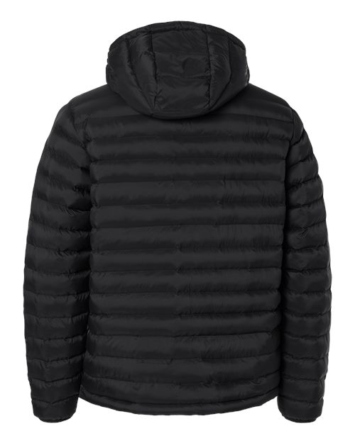 Men's Lightweight Poly-filled Hooded Puffer Jacket – Back
