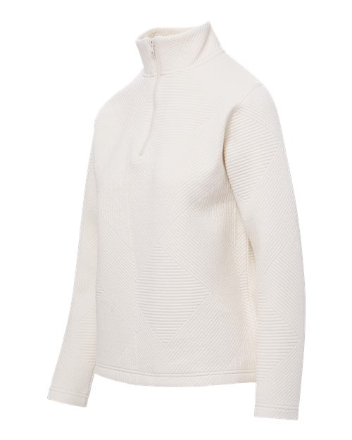 Women's Zelda Zig Zag Quarter-Zip Pullover – Detail