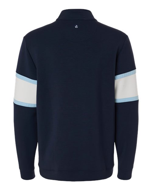 Men's Owen Quarter-Zip Colorblock Pullover – Back