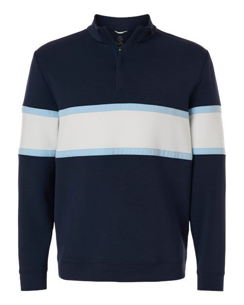 Men's Owen Quarter-Zip Colorblock Pullover – Front