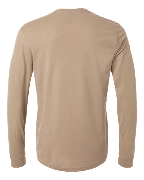 Unisex CVC Long Sleeve Tee – Back