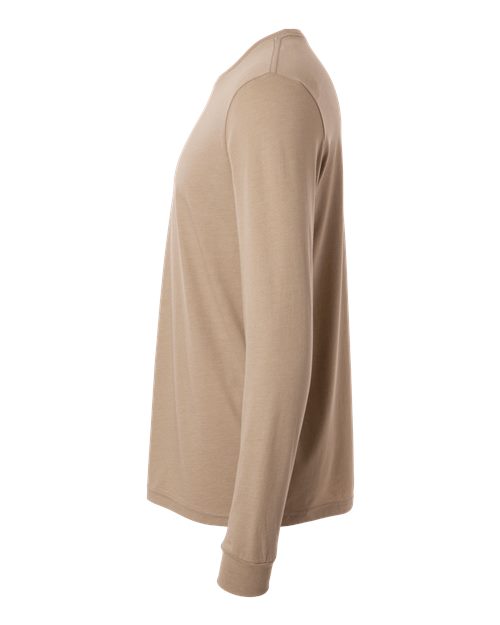 Unisex CVC Long Sleeve Tee – Detail