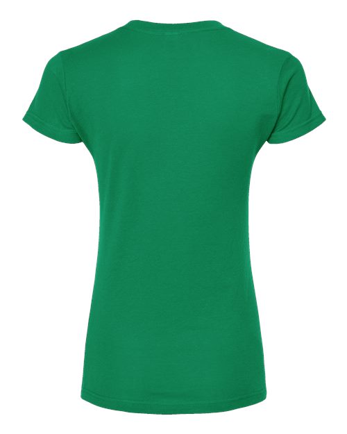 Women's Fine Jersey V-Neck T-Shirt – Back