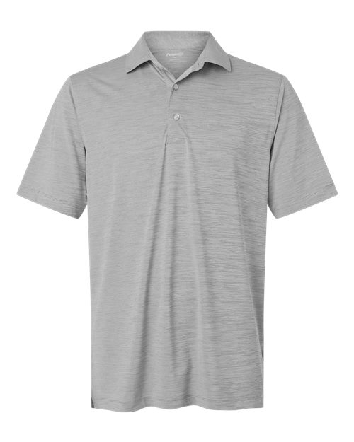 Men's Bohemian Striped Heather Performance Polo – Front