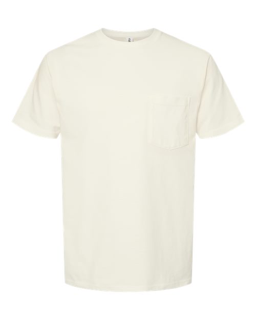 Unisex Heavyweight Jersey Pocket T-Shirt – Front