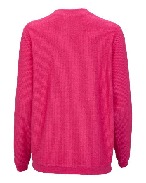 Unisex Corded Crewneck Sweatshirt – Back