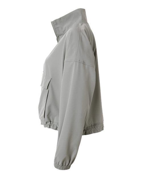 Women's Stretch Woven Quarter-Zip Pullover – Detail