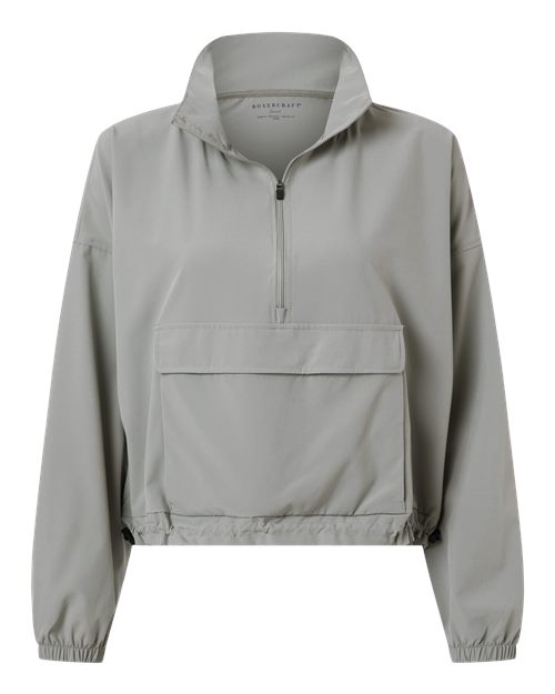 Women's Stretch Woven Quarter-Zip Pullover – Front