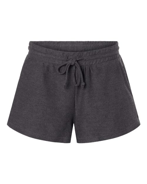 Women's Rib Knit Corded Shorts – Front
