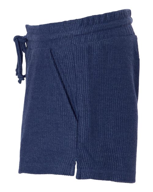 Women's Rib Knit Corded Shorts – Detail